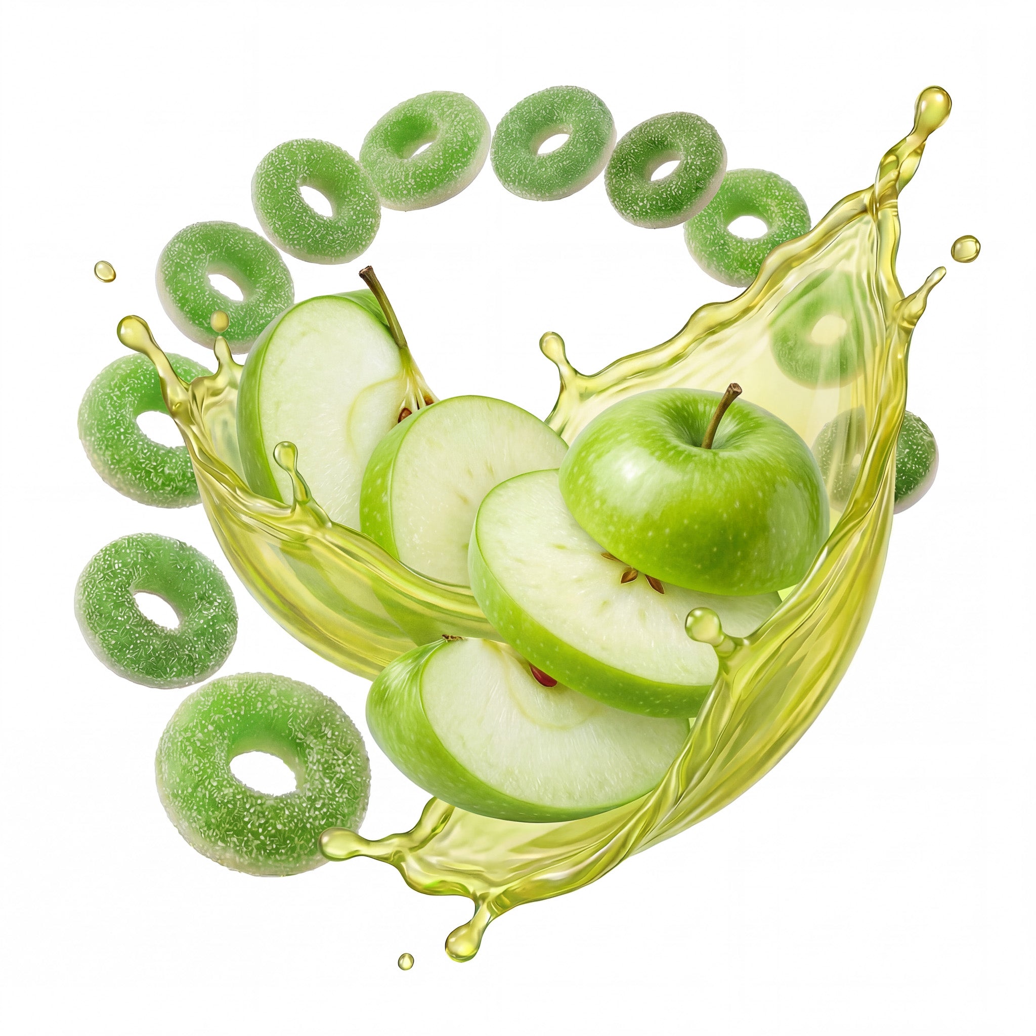 GUMMIES GREEN APPLE 25mg